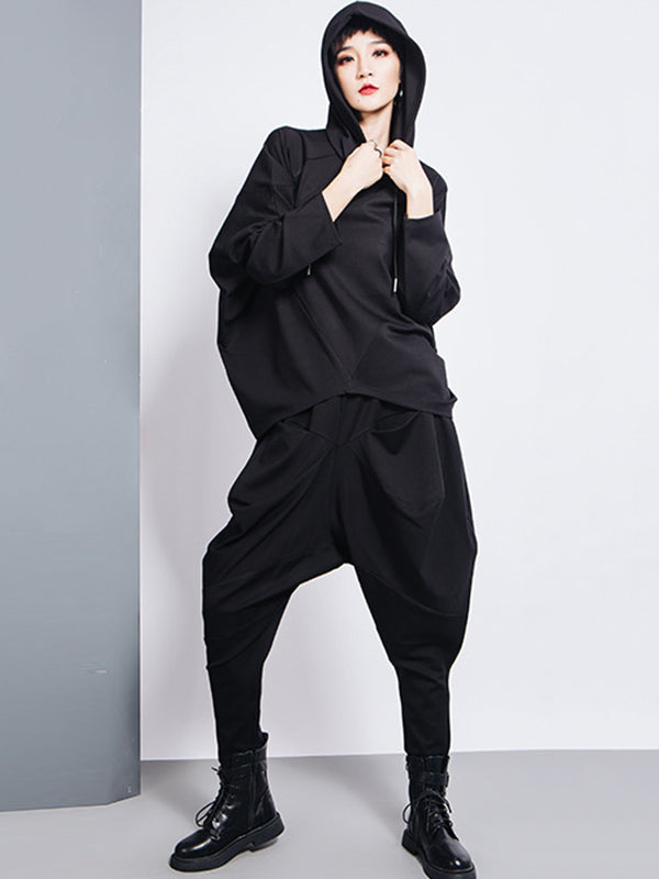 High-Waist Harem Relaxed Pants
