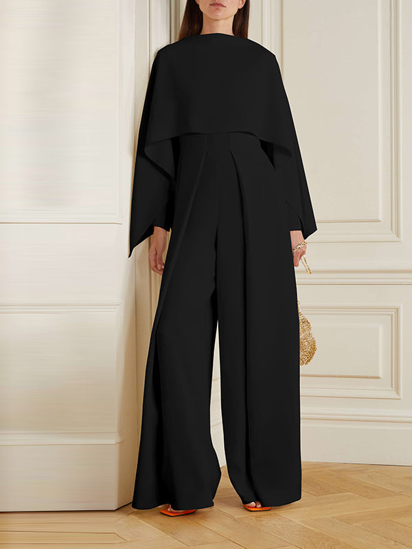Zip Long-Sleeve Jumpsuit