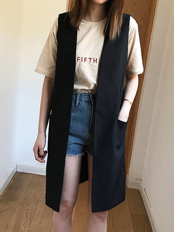 Sleeveless Relaxed Vest