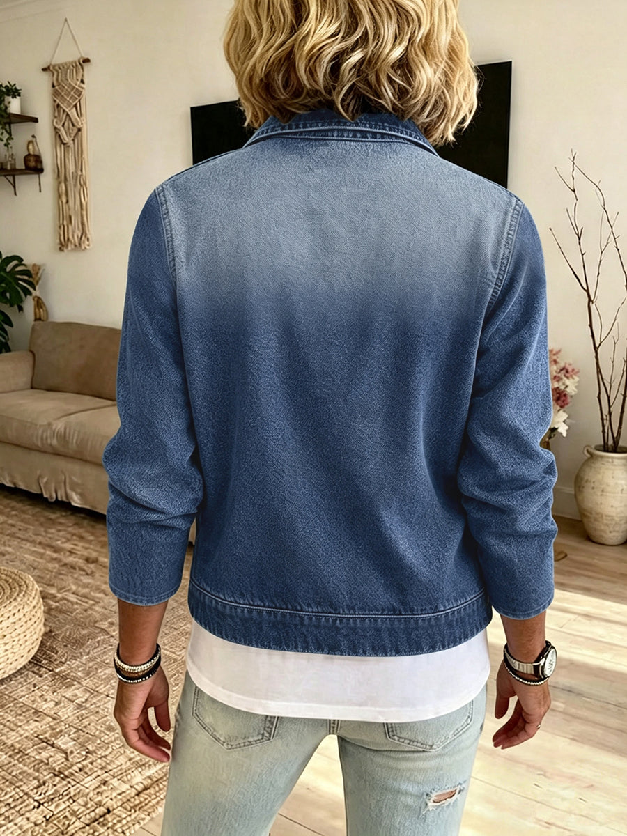 Zip Pocket Long-Sleeve Jacket