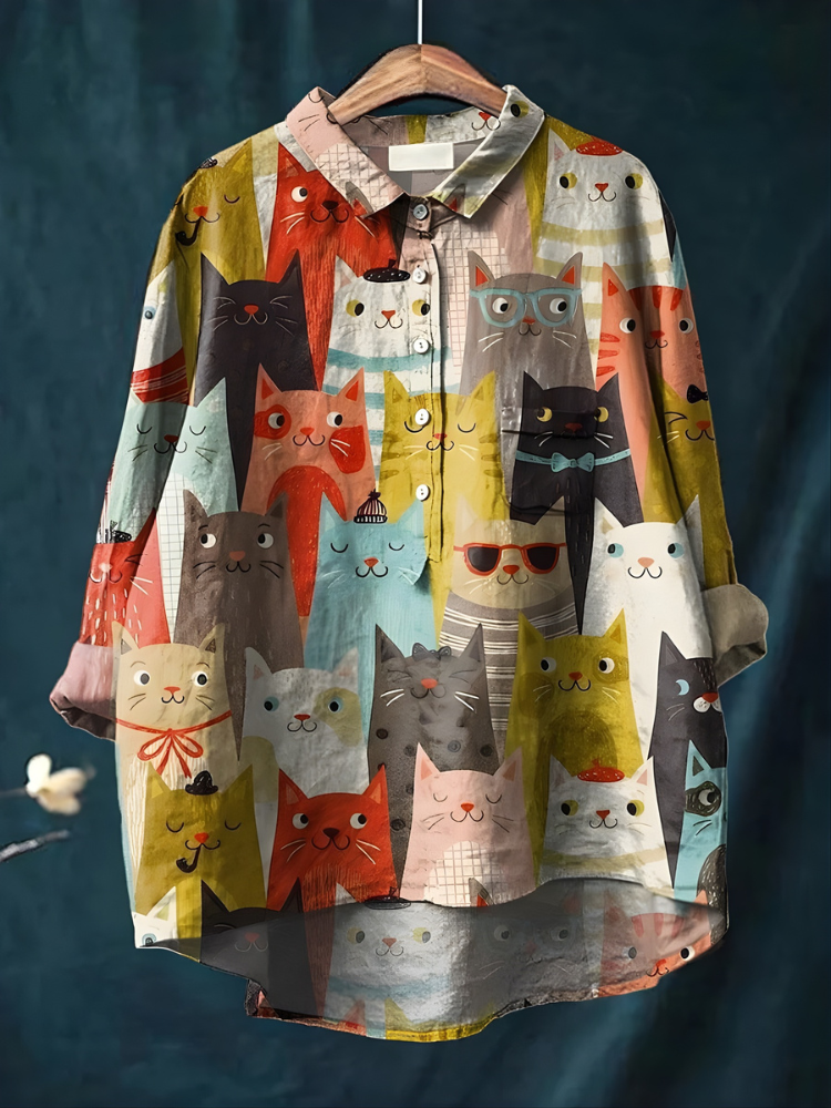 Tresha | Playful Print Blouse