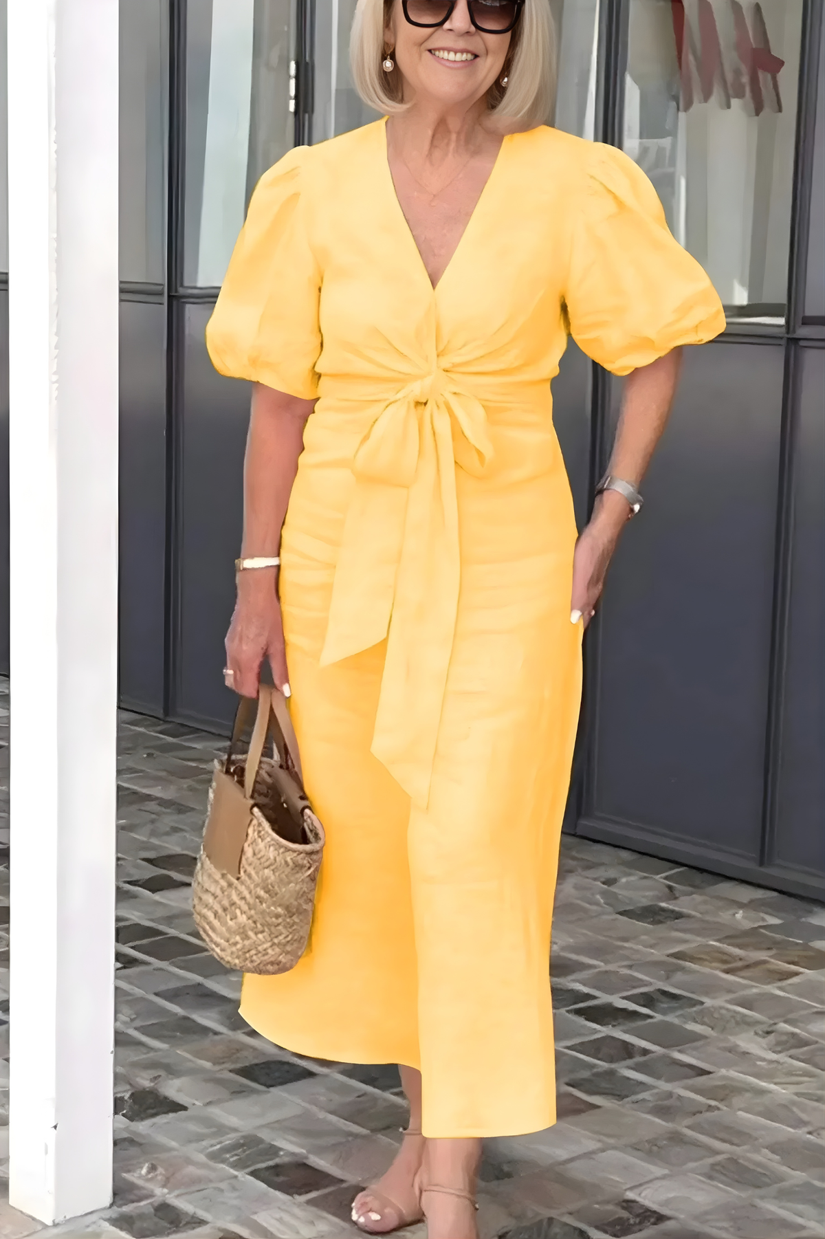 Siena | V-Neck Sleeve Dress