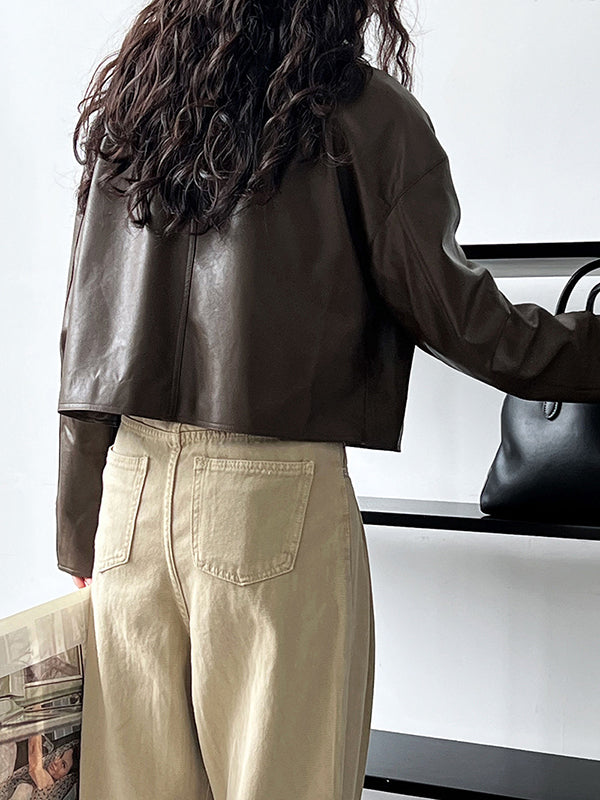Zip Long-Sleeve Relaxed Jacket