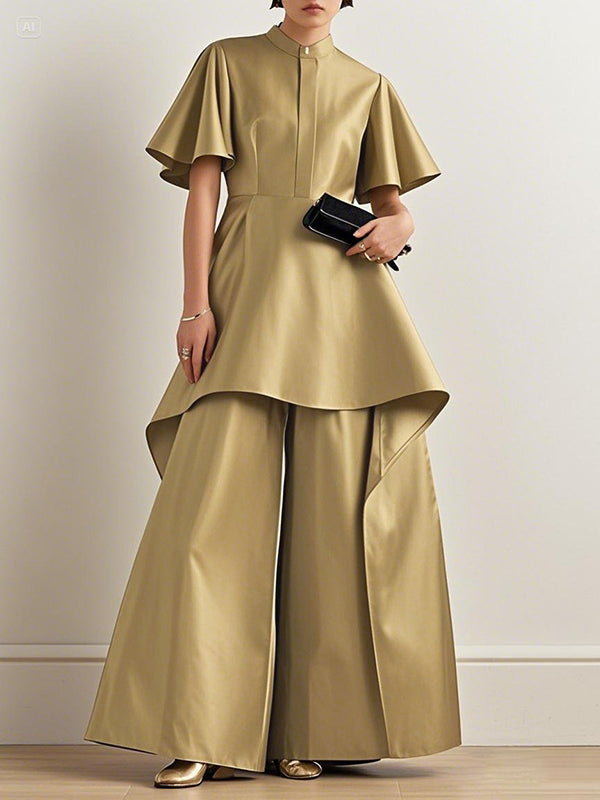 High-Waist Relaxed Pants