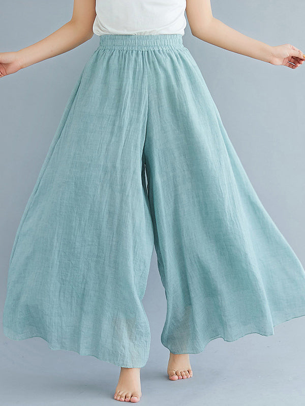 Wide-Leg Relaxed Pants
