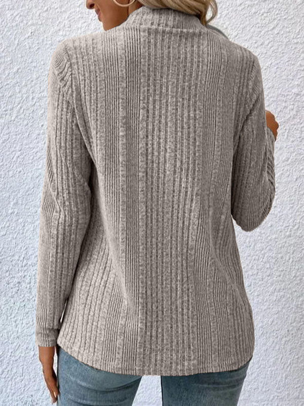 Long-Sleeve Relaxed Cardigan