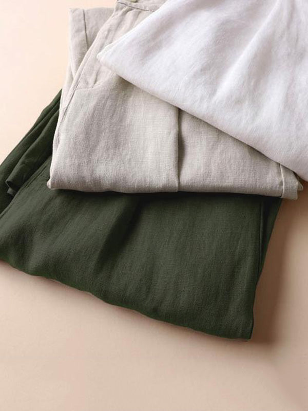 Wide-Leg Plus Size Relaxed Pants