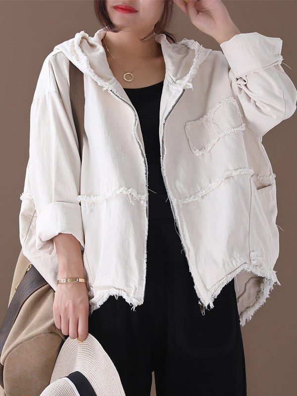 Denim Hooded Jacket