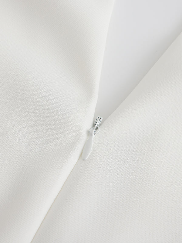 Wide-Leg Cap-Sleeve Jumpsuit