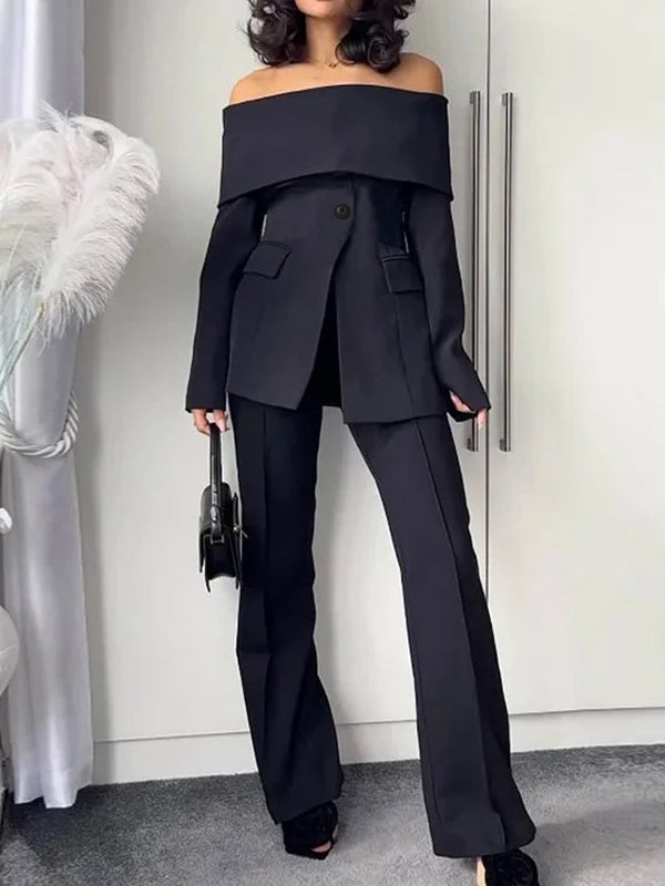 Long-Sleeve Blazer