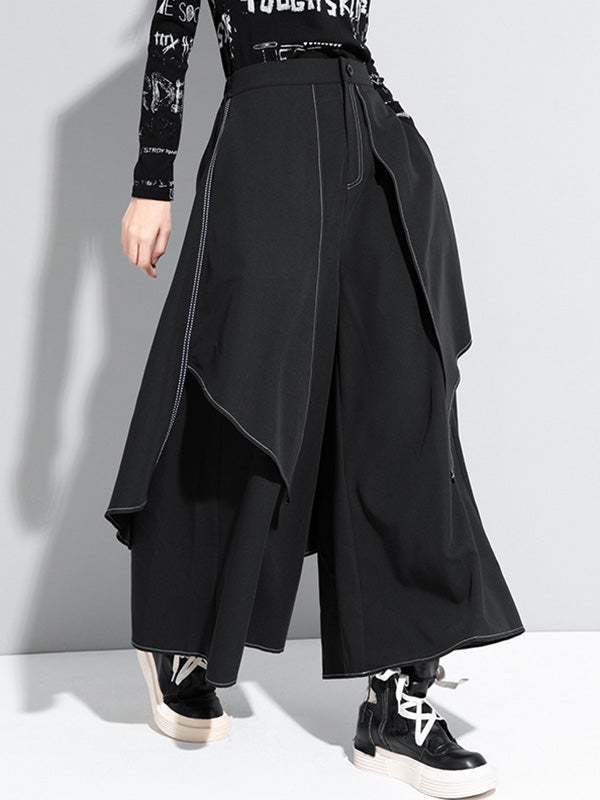 Wide-Leg Relaxed Pants