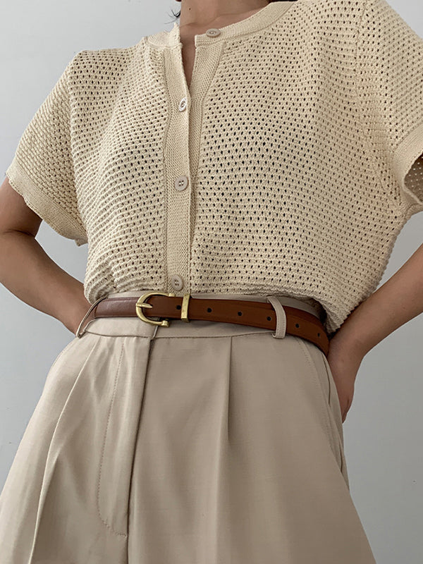 Buckle Contrast Belt