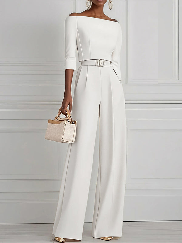High-Waist Pleated Pants