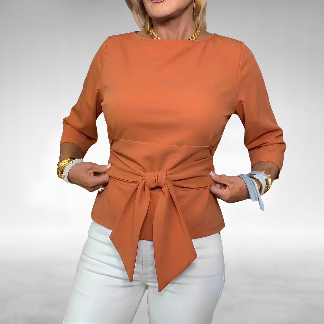 Avril | Tie-Waist Blouse