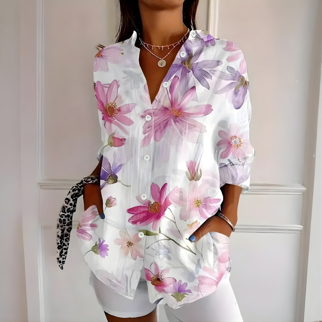 Arleth | Colorful Pattern Blouse