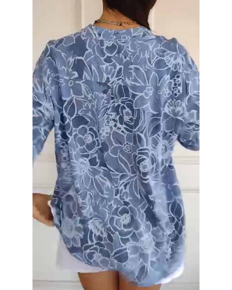 Holly | Floral Print Blouse