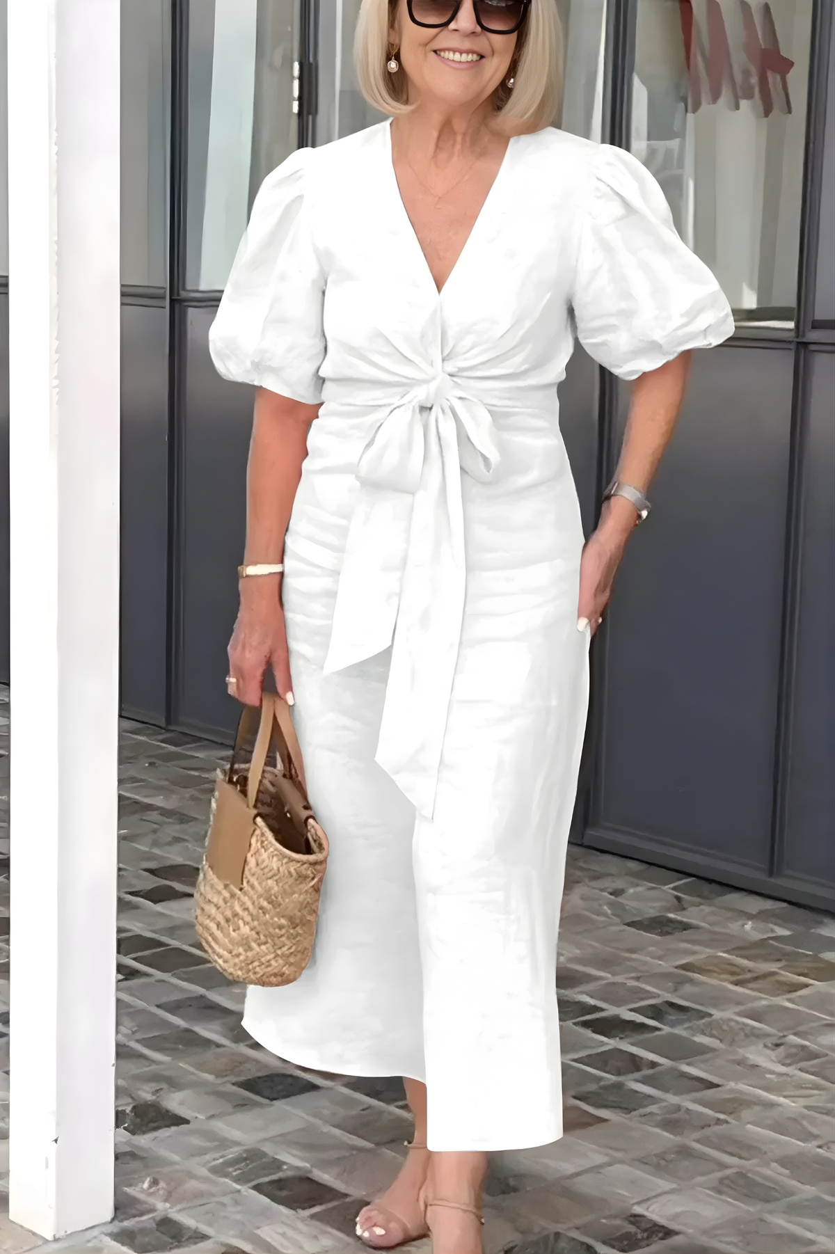Siena | V-Neck Sleeve Dress