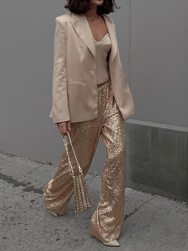 Elastic Relaxed Pants