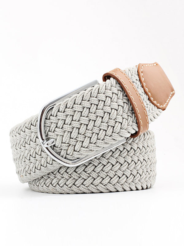 Woven Contrast Belt