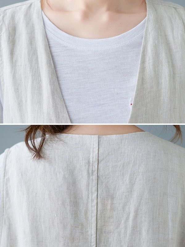 V-Neck Relaxed Vest