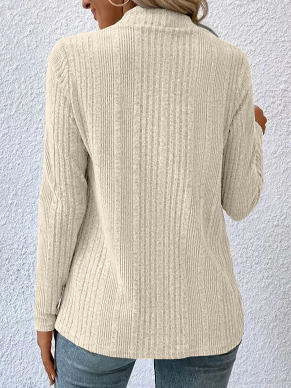 Long-Sleeve Relaxed Cardigan