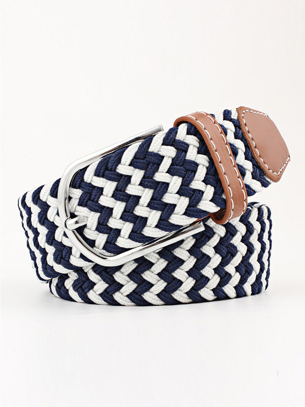 Woven Contrast Belt
