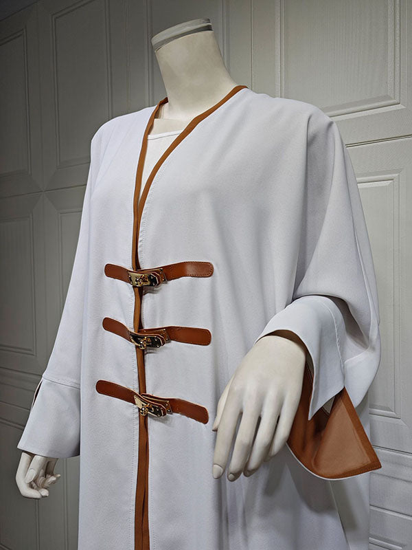 V-Neck Relaxed Contrast Cover-Up