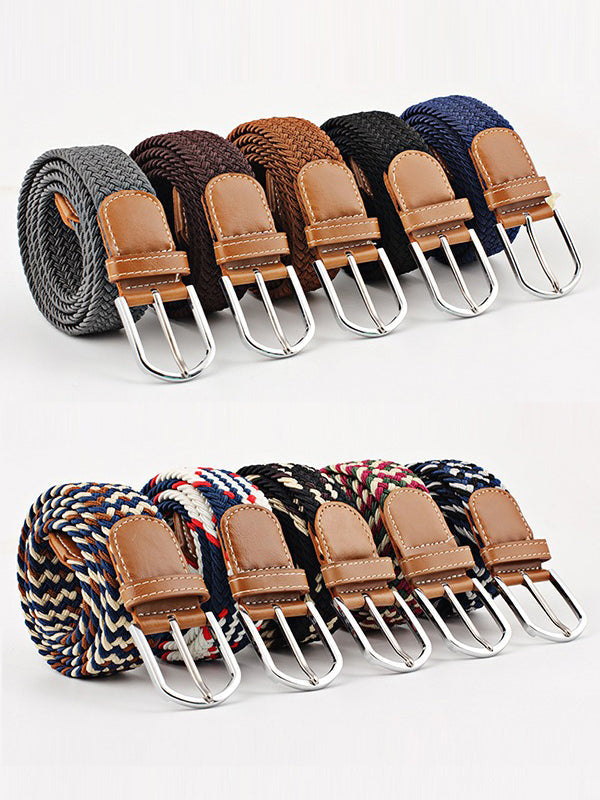 Woven Contrast Belt