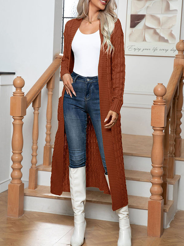 Long-Sleeve Relaxed Cardigan