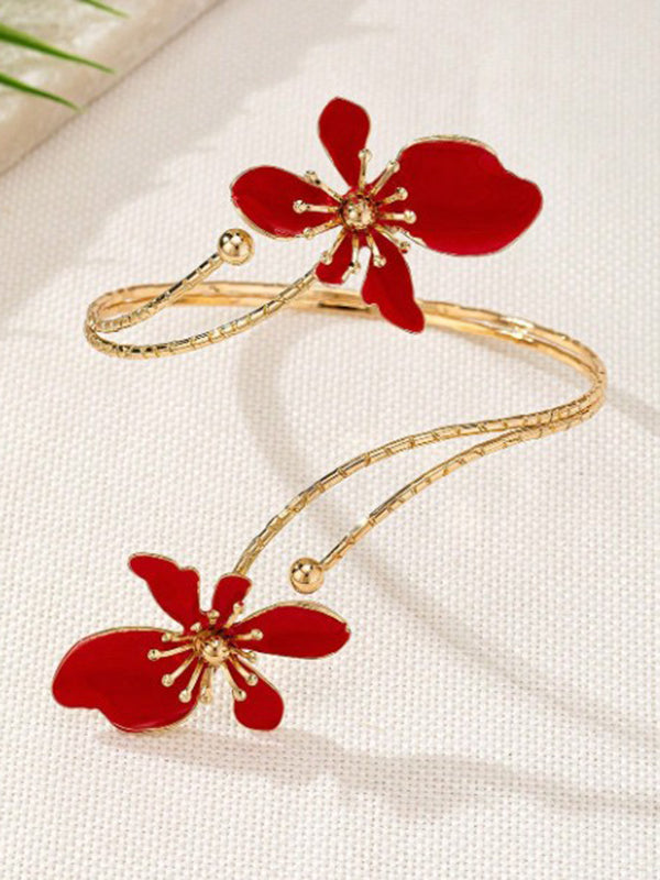 Adjustable Floral Cut-Out Armlet
