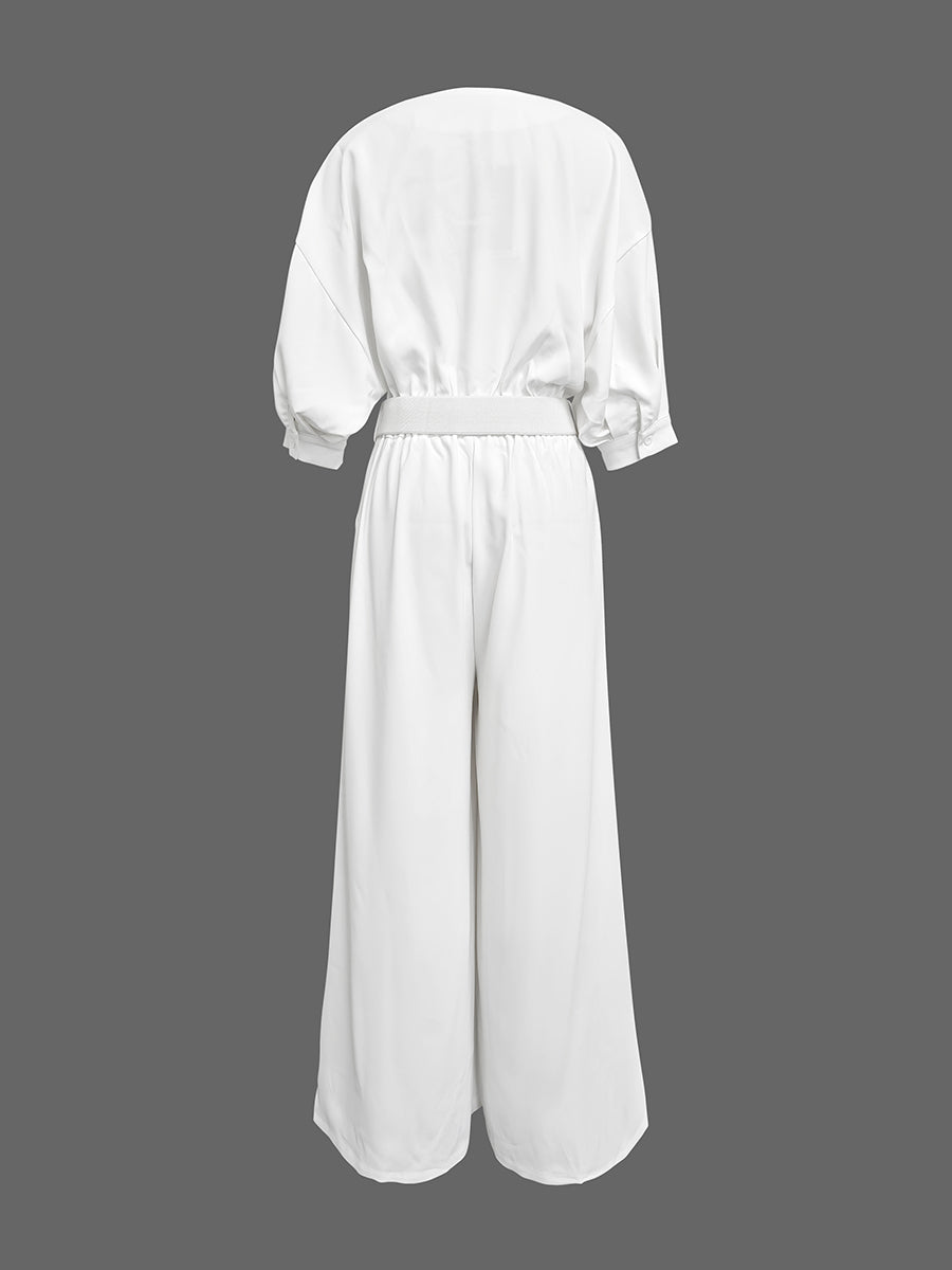 V-Neck Relaxed Belt