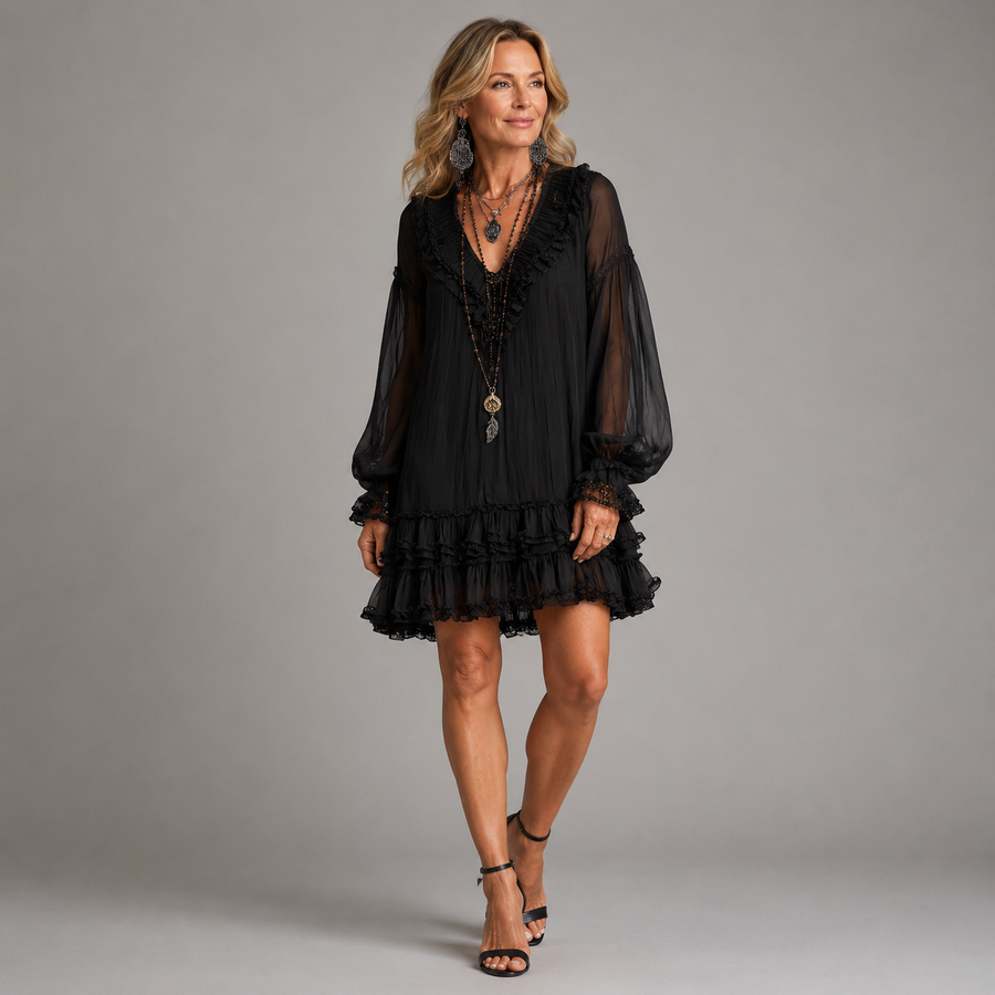 Stella | Ruffle Mini Dress