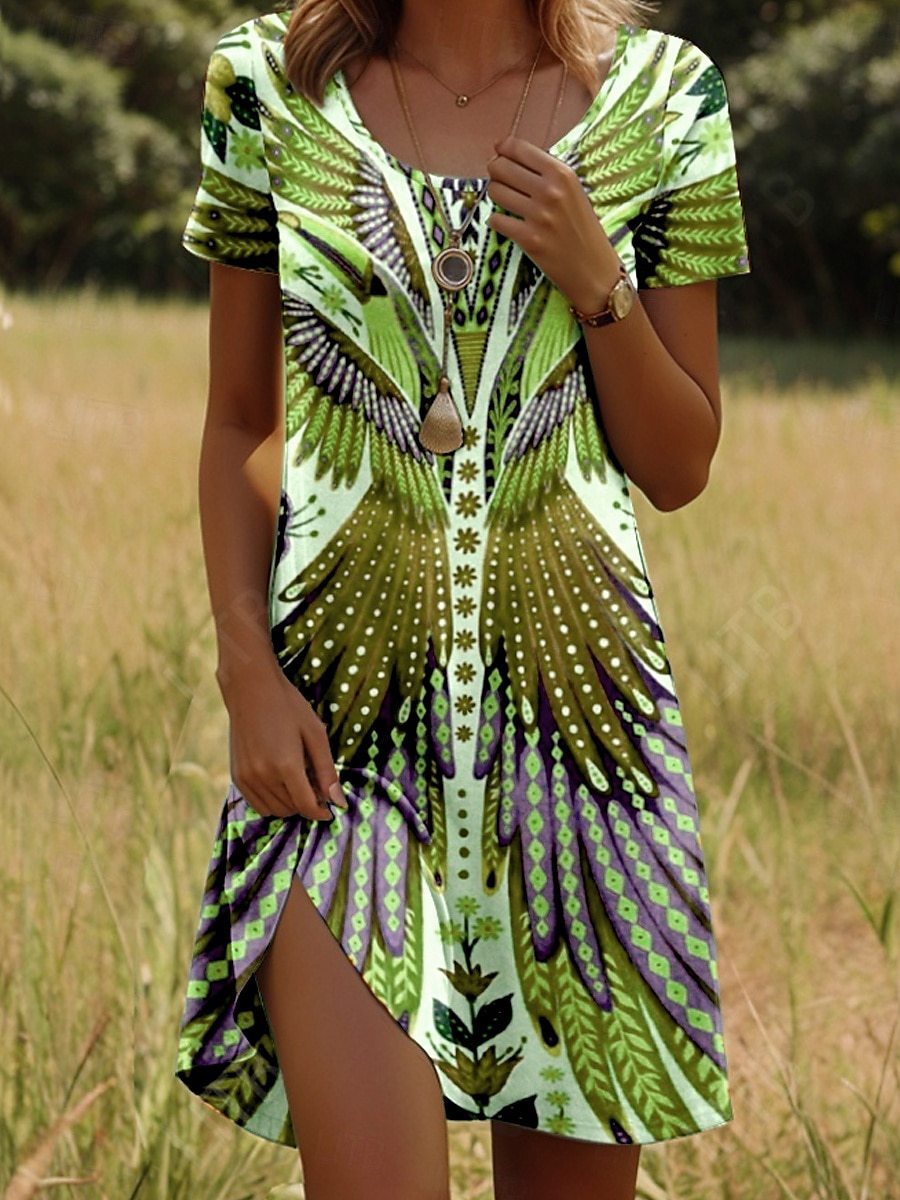 Reese | Trendy Ethnic Printed Summer Dress