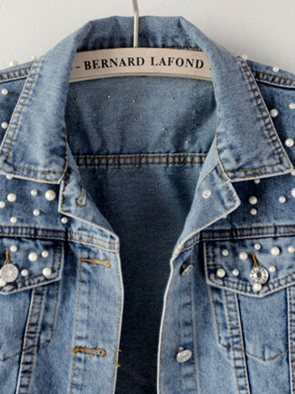 Denim Long-Sleeve Jacket