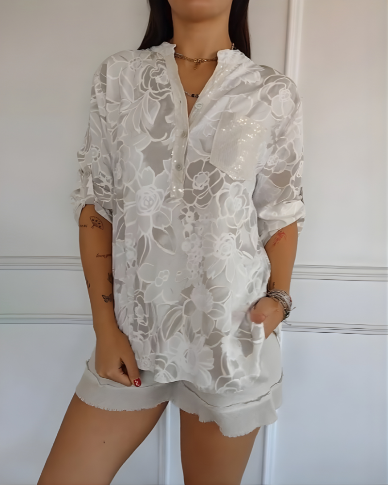Holly | Floral Print Blouse