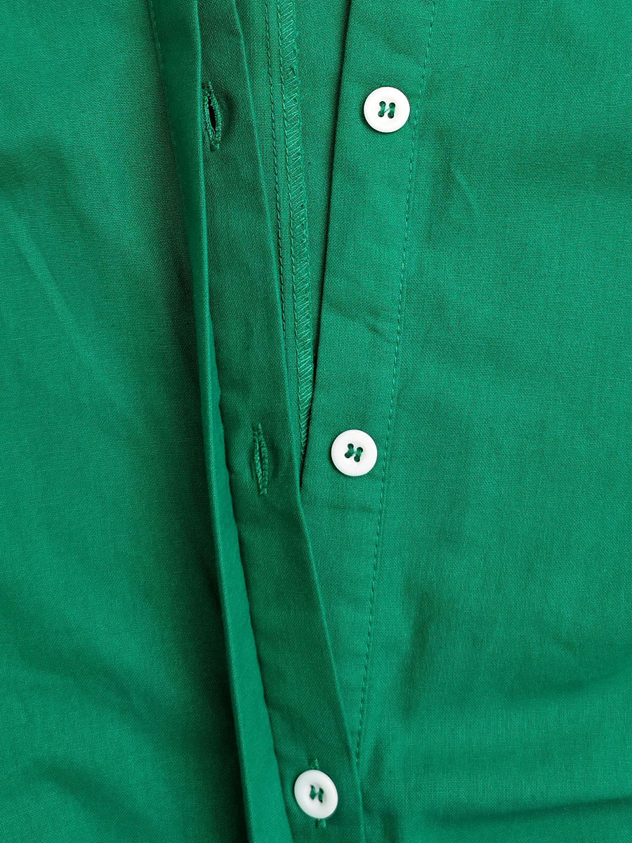 Wide-Leg Stand-Collar Button-Detail Sleeveless Jumpsuit