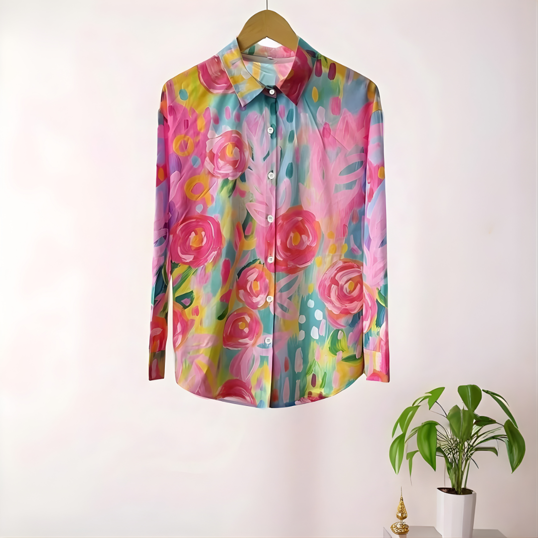 Arleth | Colorful Pattern Blouse