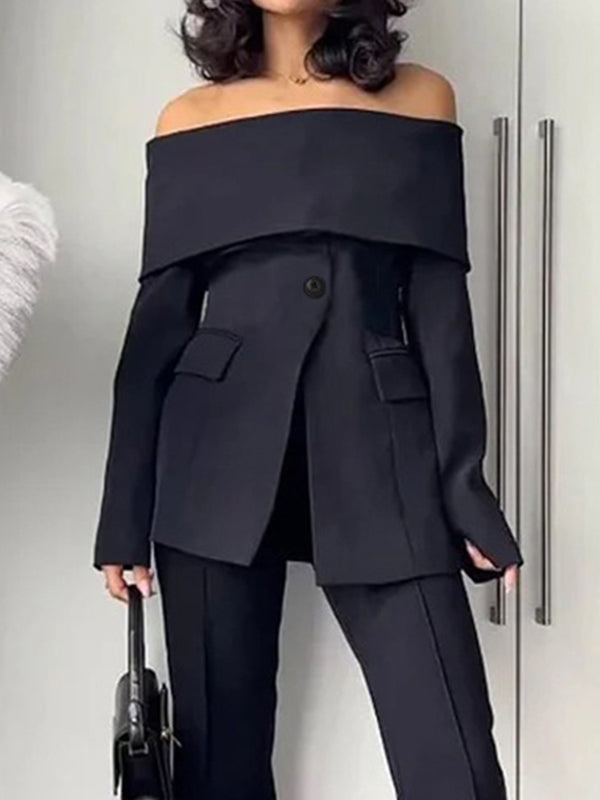 Long-Sleeve Blazer