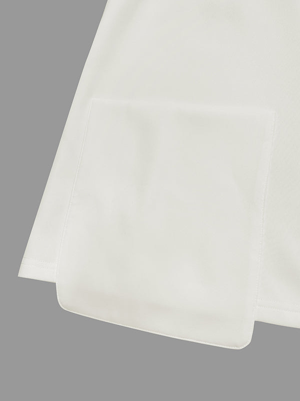 Round-Neck A-Line Relaxed Vest