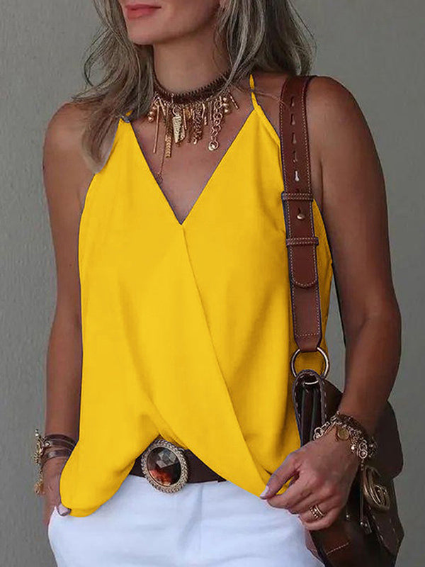 Sleeveless Relaxed Vest