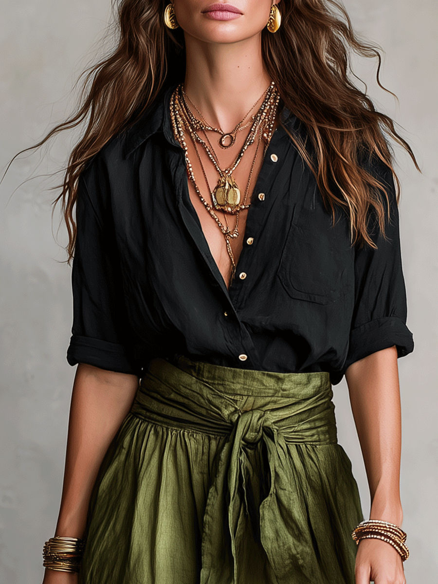 Calista | Boho Skirt Set