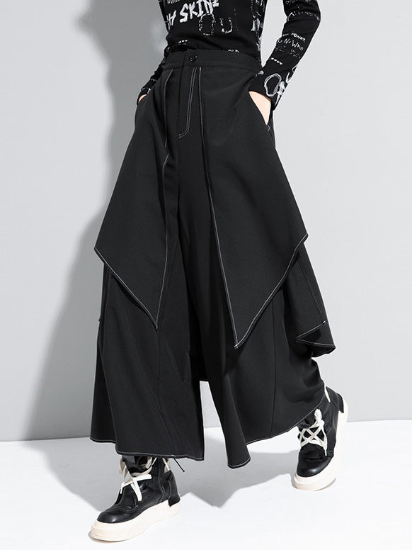 Wide-Leg Relaxed Pants