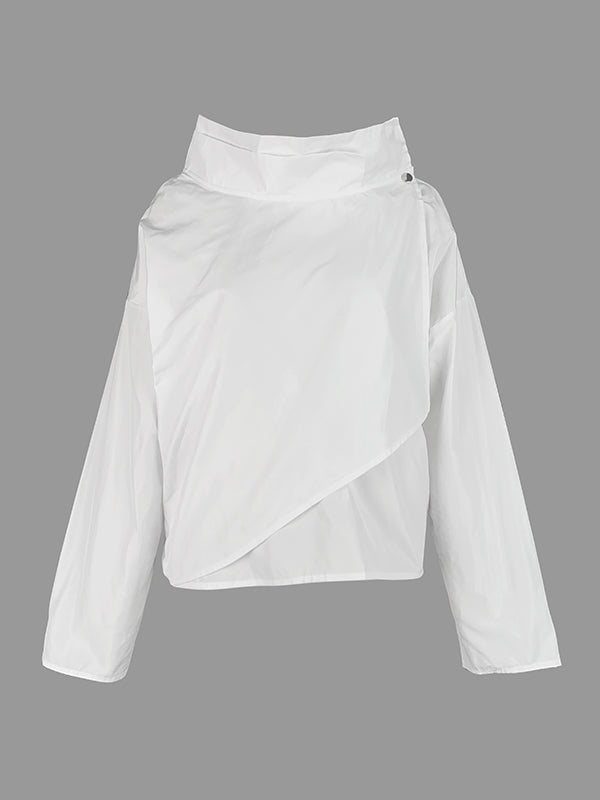 Stand-Collar Relaxed Jacket