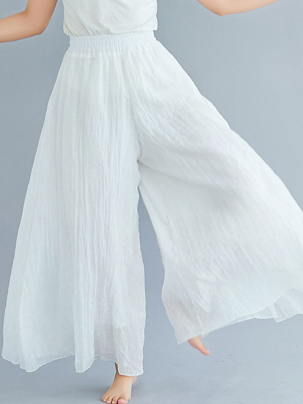 Wide-Leg Relaxed Pants