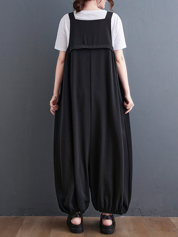 Oversized Zip Relaxed Jumpsuit
