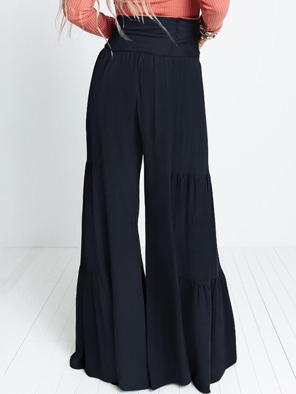 Wide-Leg High-Waist Pants
