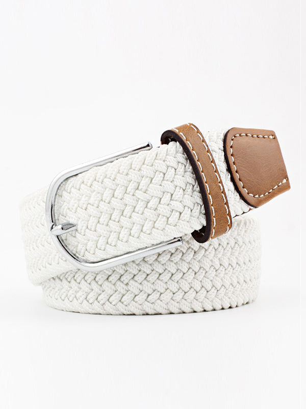 Woven Contrast Belt