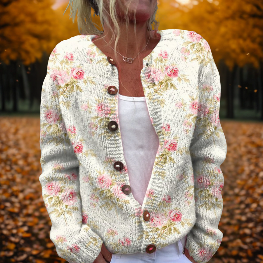 Lyanna | Flower Art Cardigan