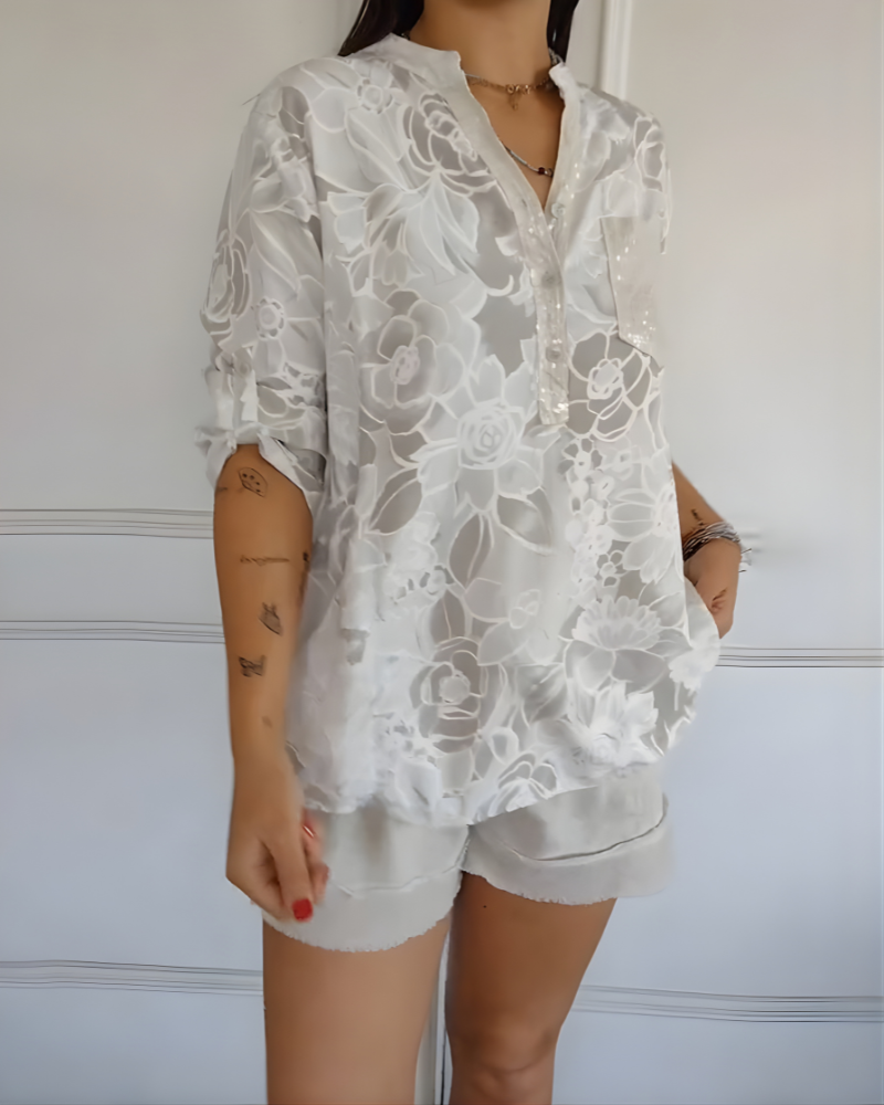 Holly | Floral Print Blouse