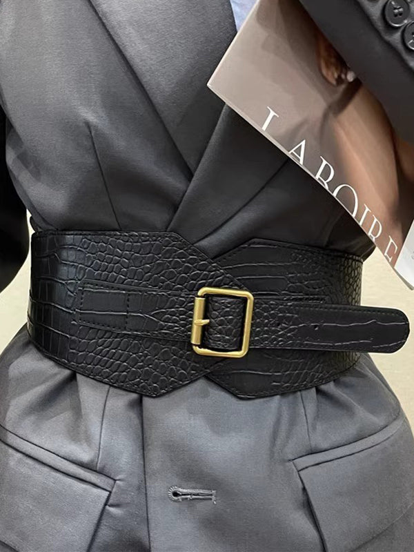 Buckle Geometric Belt